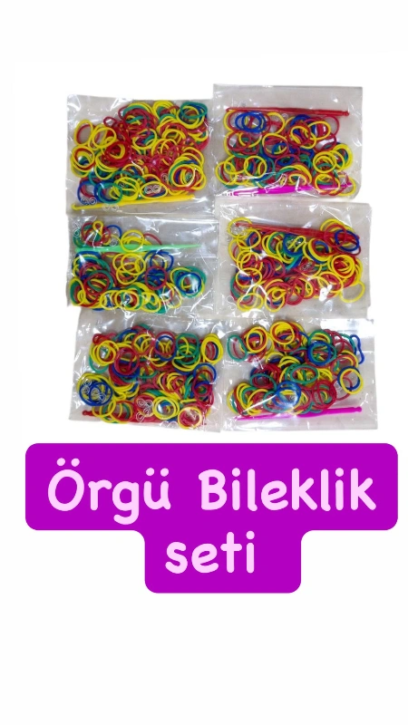 ÖRGÜ BİLEKLİK SETİ / 24LÜ PAKET